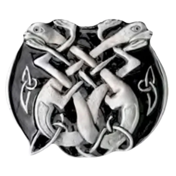 Belt Buckle Celtic Dragons