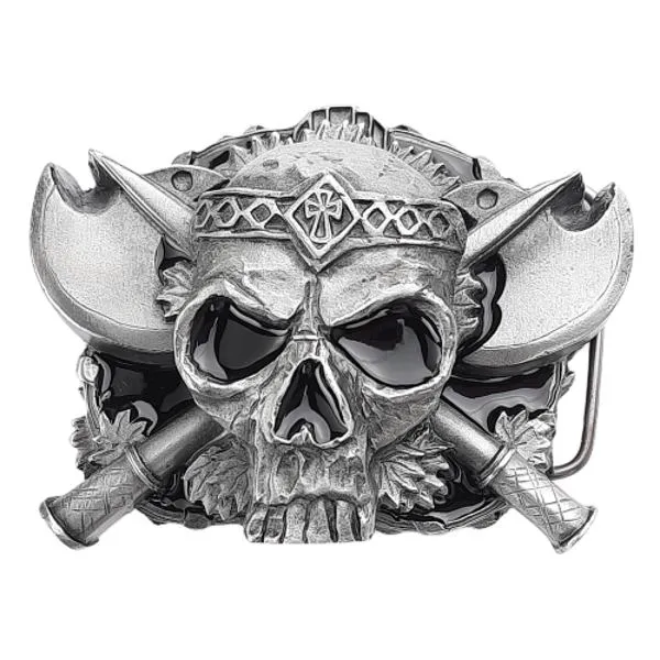 Gürtelschnalle Totenkopf
