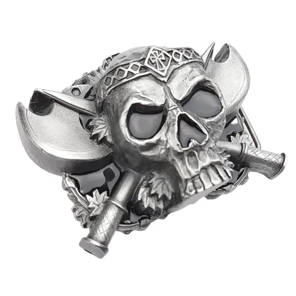 Gürtelschnalle Totenkopf