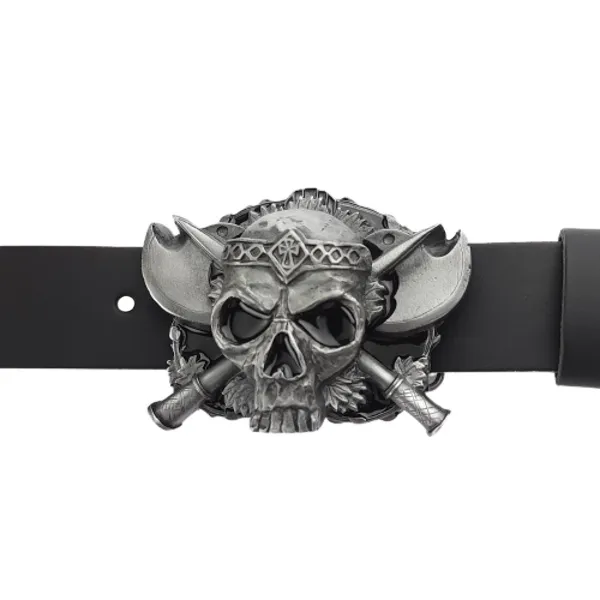 Gürtelschnalle Totenkopf