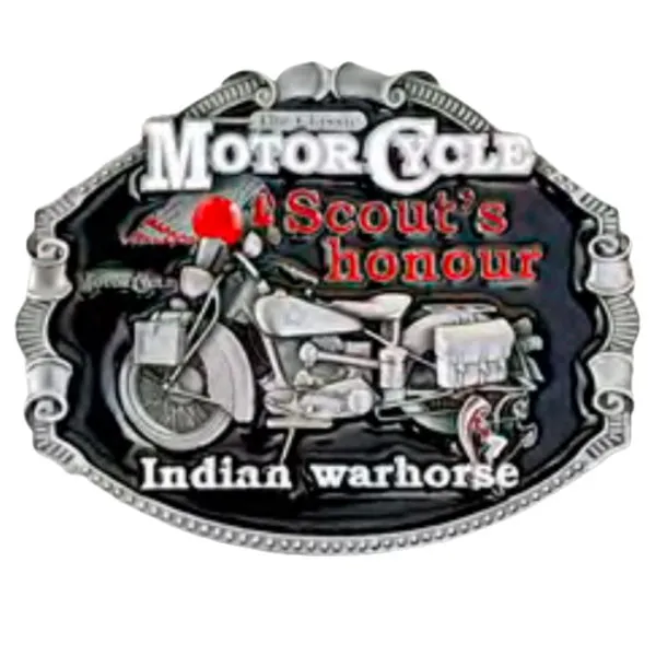 Belt Buckle Indian Warhorse