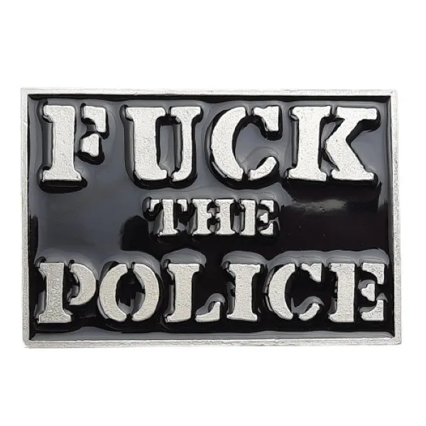Gürtelschnalle Fuck the Police