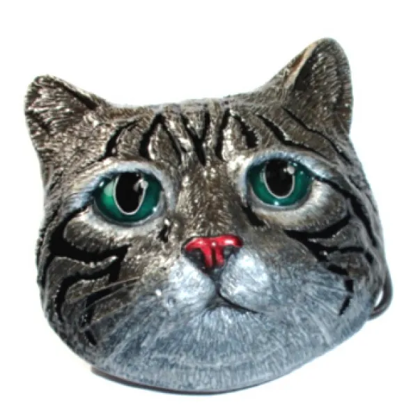 Gürtelschnalle Katze