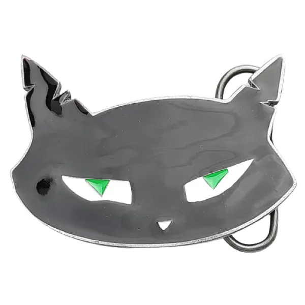 Guertelschnalle Katze Vorderseite