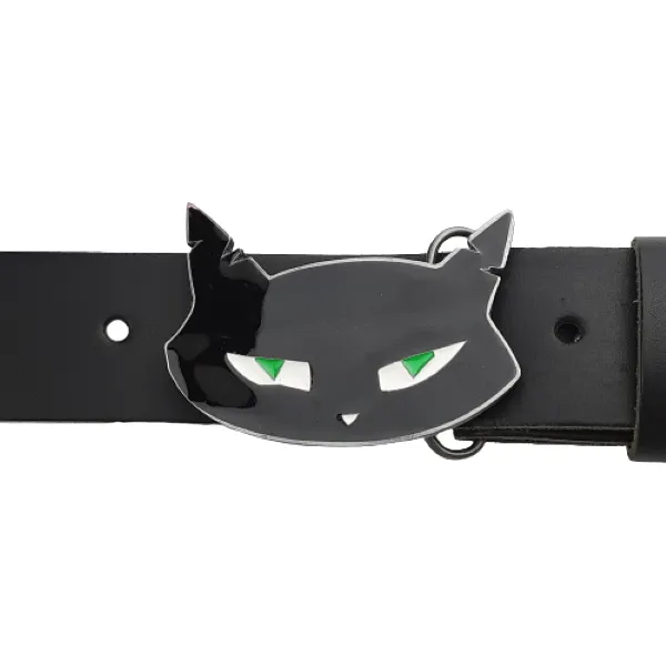 Guertelschnalle Katze am Guertel