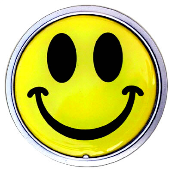 Gürtelschnalle Smiley