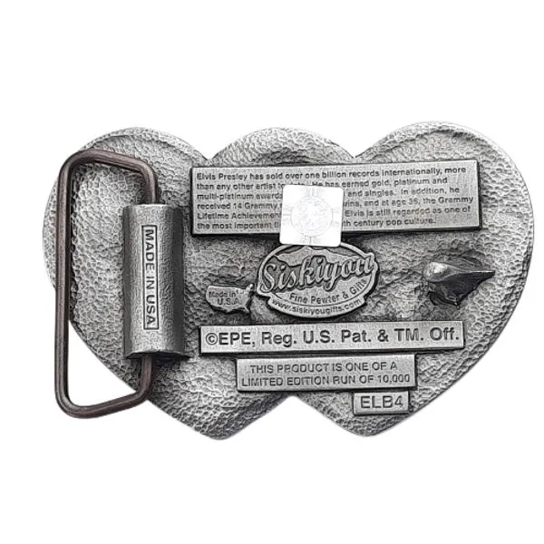 Belt Buckle Elvis back