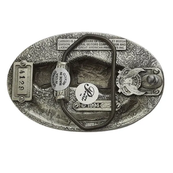 Belt Buckle Chevrolet Camaro Back