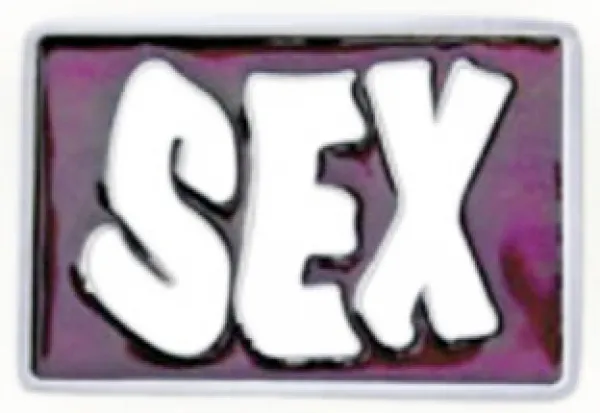 Gürtelschnalle SEX
