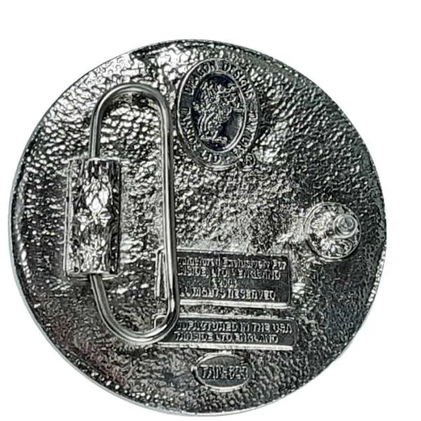 Gürtelschnalle Keltisches Kreuz Rückseite