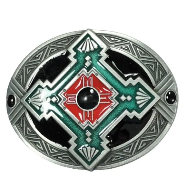 Belt Buckle Indian Rhombus