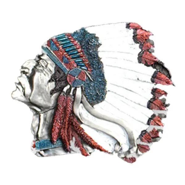 Belt Buckle Indian Head