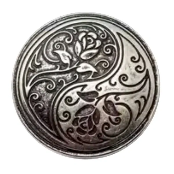 Belt Buckle Floral Design