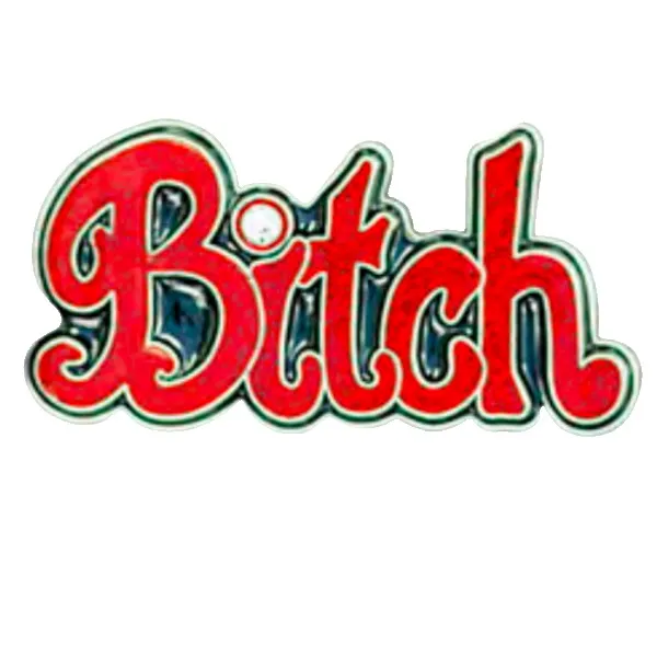 Gürtelschnalle Bitch