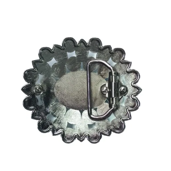 Belt Buckle Turquoise back