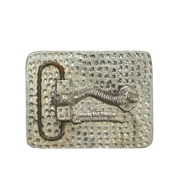 Belt Buckle Skulls back