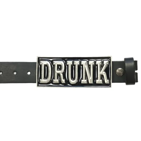Belt Buckle Drunk with belt