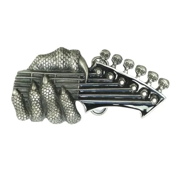 Belt Buckle Guitar Head with Hand
