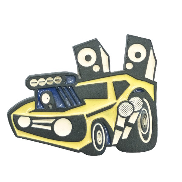 Belt Buckle Car with speakers