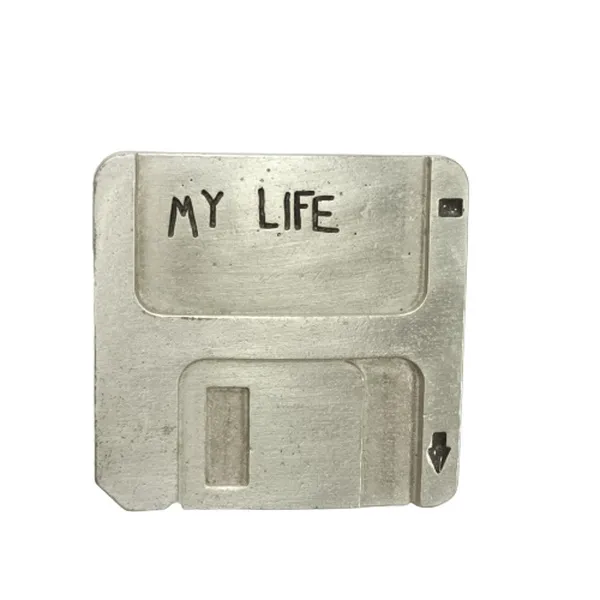 Belt Buckle Floppy Disc - My Life