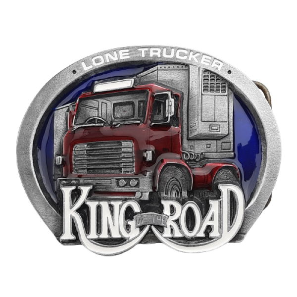 Belt Buckle King of the Road
