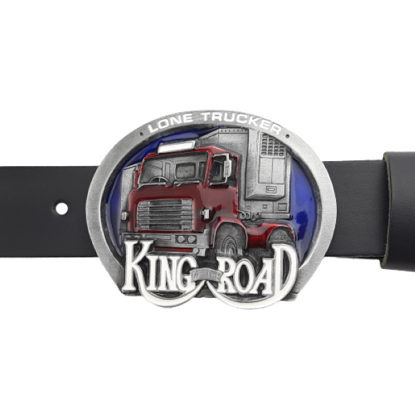 Belt Buckle King of the Road