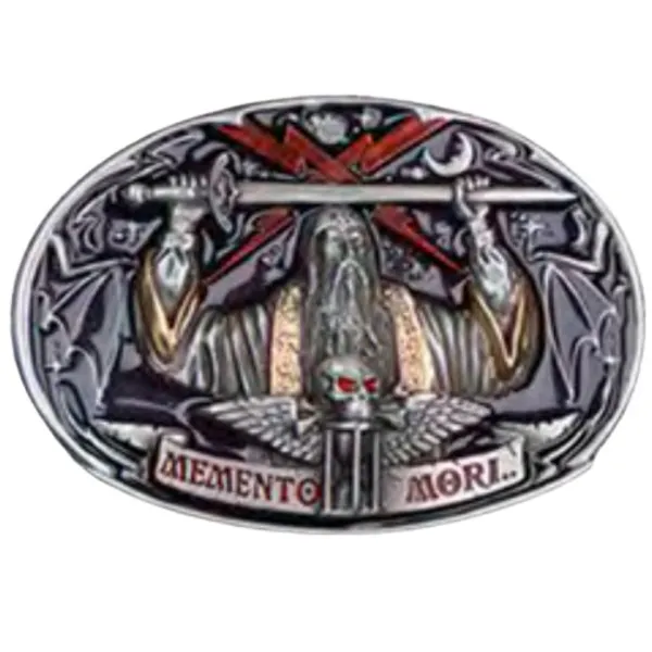 Belt Buckle Memento Mori