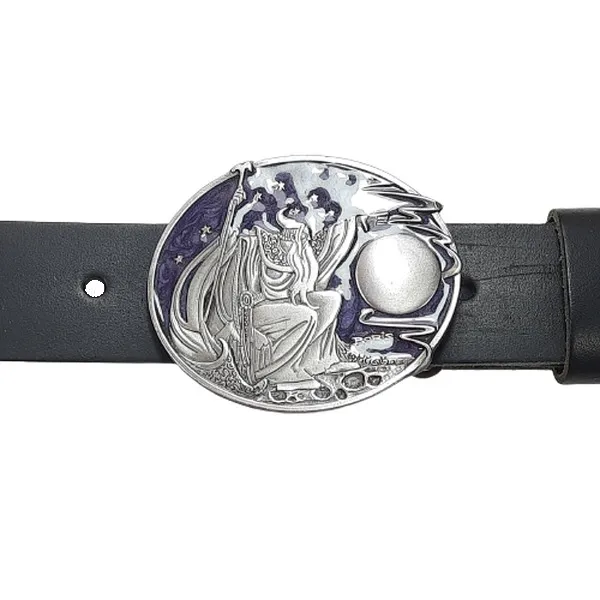 Belt Buckle Wizard Fortune Teller Astrologer with belt