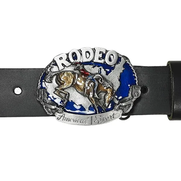 Gürtelschnalle Rodeo am Gürtel