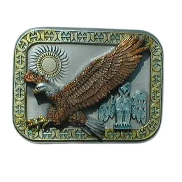 Gürtelschnalle Ägyptischer Adler + Sonne