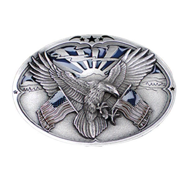 Belt Buckle Eagle with US-Flags