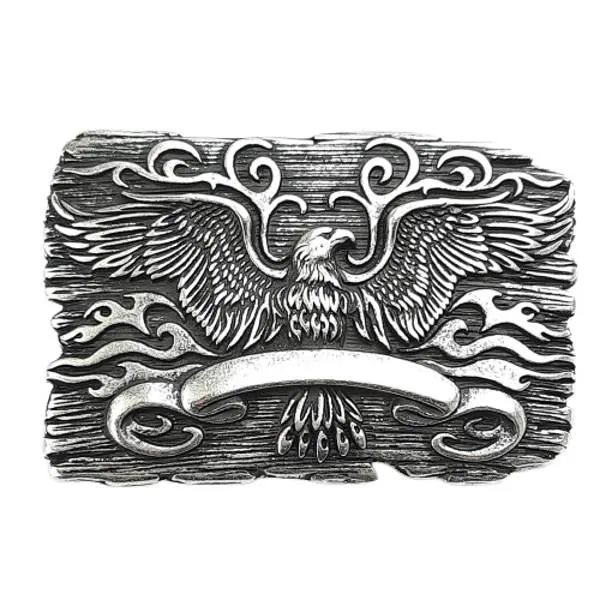 Belt Buckle Eagle in Vintage Style