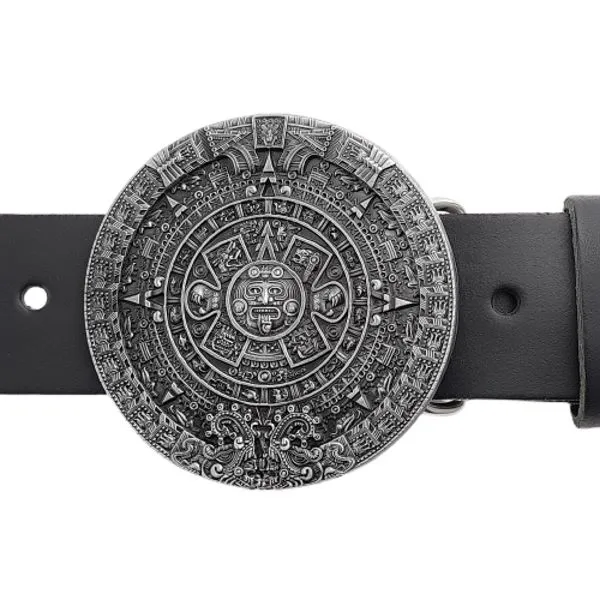 Gürtelschnalle Aztekenkalender