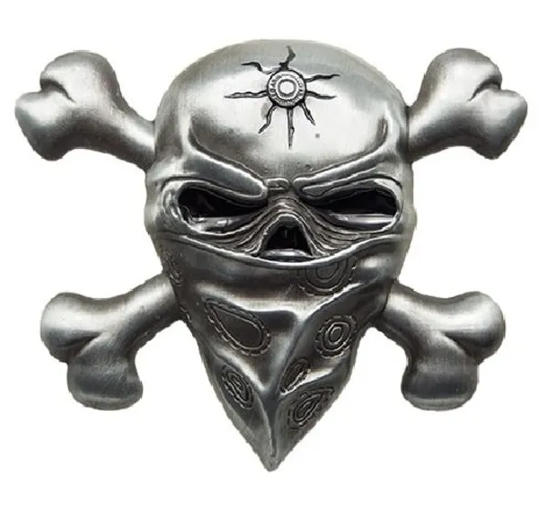 Buckle Skull with Mask