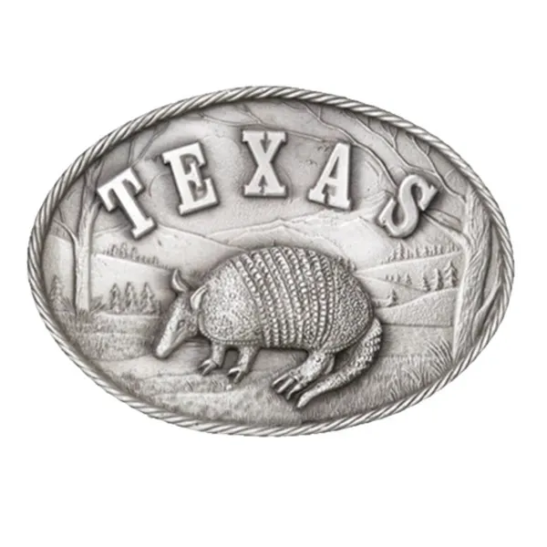 Belt Buckle Texas with Armadillo