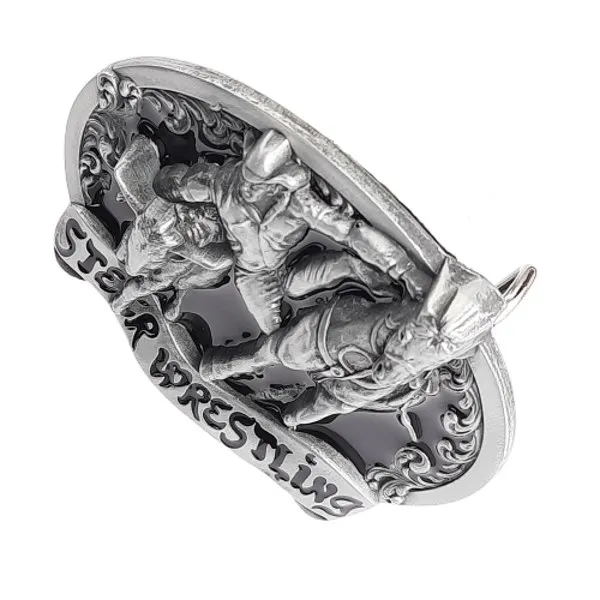 Belt Buckle Steer Wrestling