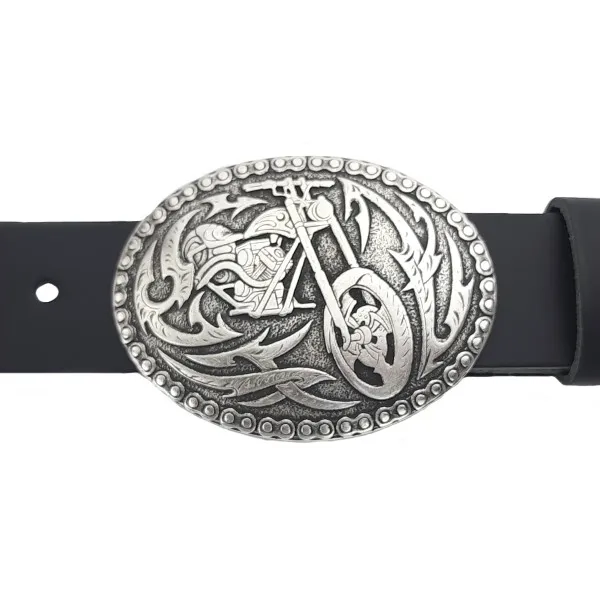 Buckle Biker with belt
