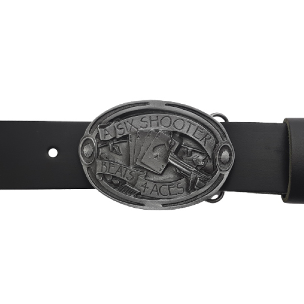 Belt Buckle Six Shooter