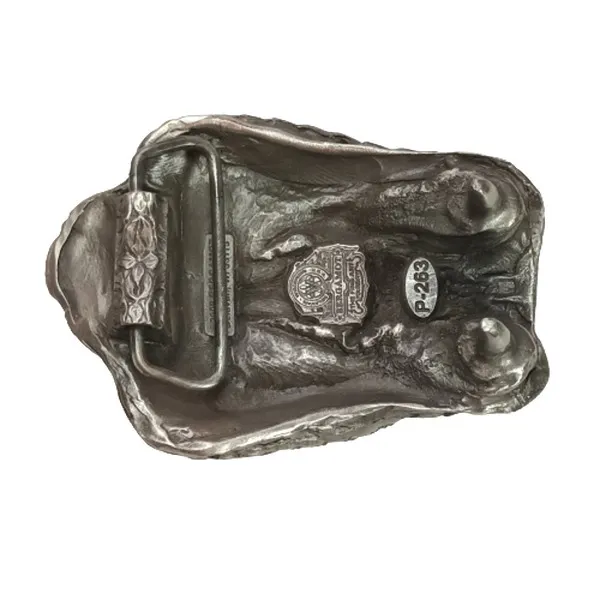Gürtelschnalle Schlangenkopf hinten