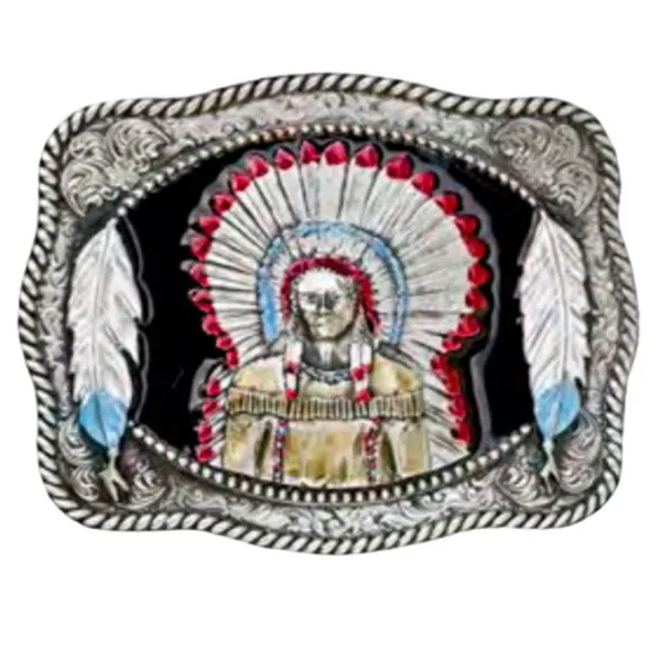 Belt Buckle Indian Chief