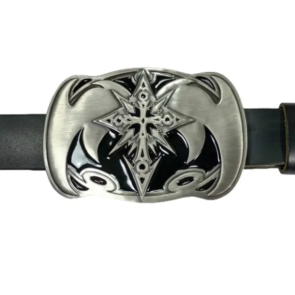 Large Belt Buckle Celtic Chaos Star with belt