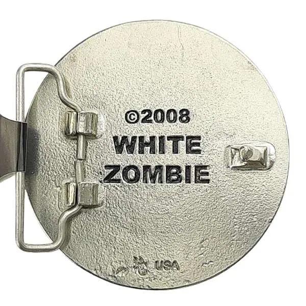 Gürtschnalle White Zombie Rückseite