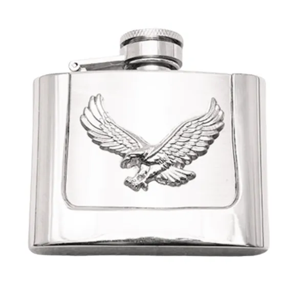 Belt Buckle Hip flask with eagle