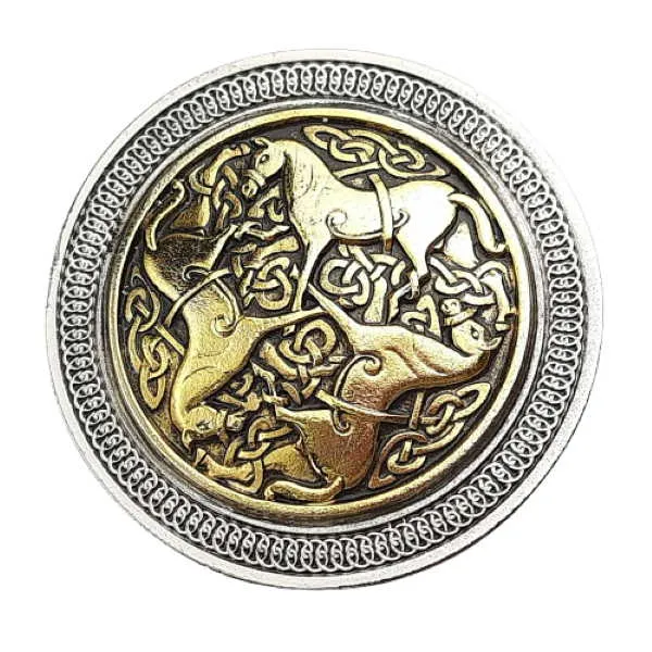 Buckle Celtic Horses