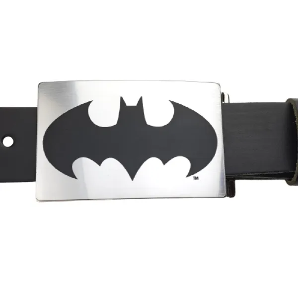 Belt Buckle Batman black/silver with belt