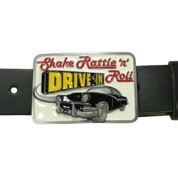 Gürtelschnalle Shake, Rattle´n Roll, Drive-In am Gürtel