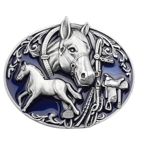 Belt Buckle Horses