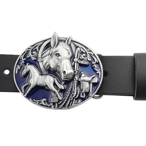 Belt Buckle Horses