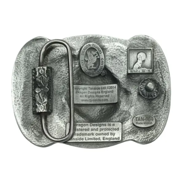 Belt Buckle Texas - US State back