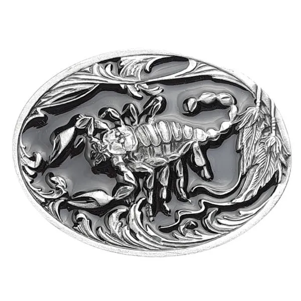 Belt Buckle Scorpion with diamond cut
